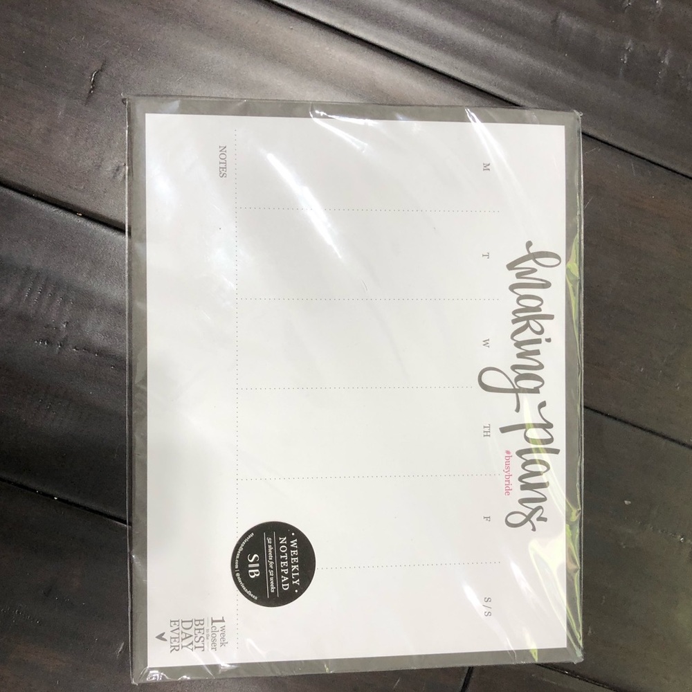 Bridal planning kit
